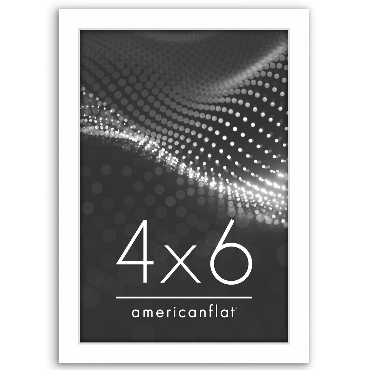 Americanflat Picture Frame - Modern Design, Shatter-Resistant Glass, Dual Sawtooth Hangers, Ideal for Home and Office Decor